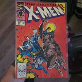 Marvel The Uncanny X-Men #258 Comic Wolverine & Double Dragon II NES Game Box