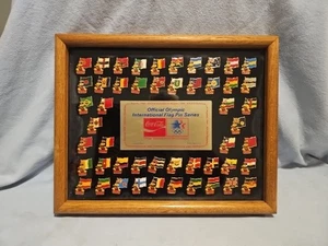 Coca-Cola 1984 Vintage Olympic International Flag Pin Series 2 Box Sets - Picture 1 of 6