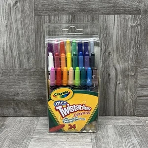 Crayola 2006 Mini Twistables 24 Buntstifte mit Pusteblume New Old Stock 52-9724 RAR - Bild 1 von 11