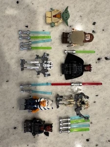 Lego Star Wars Minifigure Lot - Qui-Gon, Grievous, Darth Maul, Yoda, Ahsoka - Picture 1 of 16