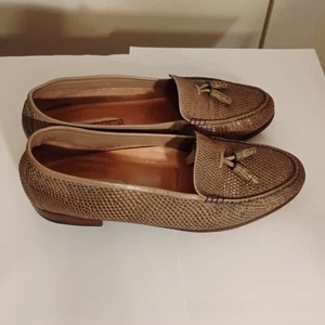 A. Testoni Herren Full Lizard Herrenschuhe Halbschuhe Größe 10,5 D - Bild 1 von 23
