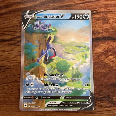 Hisuian Sneasler V Astral Radiance Alternate Full Art Holo 175/189 Alt Art NM - Image 1 of 2