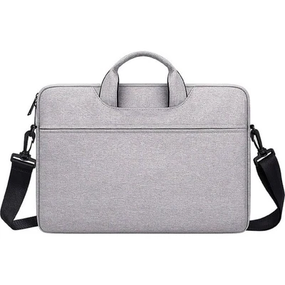 Borsa a mano Devia Justyle per MacBook Pro 15.4" e 16.2" grigio argento - Immagine 1 di 4