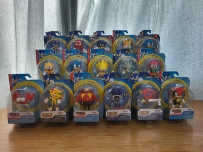 Jakks Pacific 2.5 inch Sonic The Hedgehog Articulated Figures Multi Listing