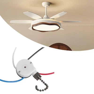 Ceiling Fan Switch Replacement Pull Chain Switch for Wall Lamps Ceiling Fans - Image 1 of 4