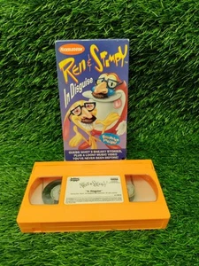 Ren and Stimpy in Disguise VHS Video Tape Animated Nickelodeon 1994 Sony Wonder - Picture 1 of 5