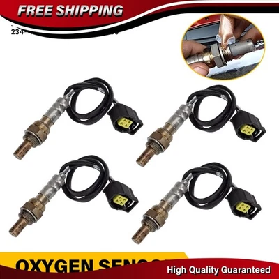4X Oxygen Sensor Upstream Downstream For 2001-2018 Jeep Wrangler 3.6L 3.8L 4.0L - Image 1 of 4