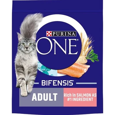 Purina One Adult Dry Cat Food Salmon 3kg