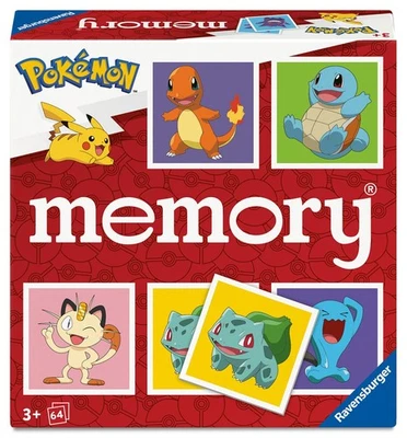 Ravensburger - Jeu Educatif - Grand Memory® - Pokémon - Un Sublime Jeu famillial - Photo 1/4