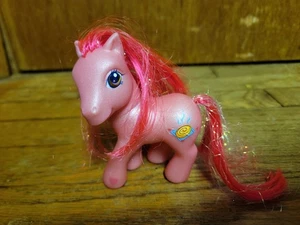 Cinnamon Breeze My Little Pony 2004 Red Sparkle Shimmer Pony MLP Hasbo - Bild 1 von 6