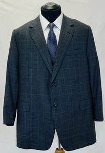 OXXFORD CLOTHES SUPER 130'S Men's Designer Jacket Blazer Sport Coat SZ 48 R - Picture 1 of 8