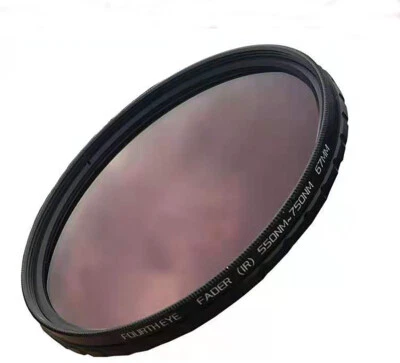 FOURTH EYE 67mm Fader IR Filter 550nm - 750nm Adjustable Infrared Filter 67 mm - Image 1 of 4