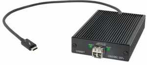 Sonnet SOLO10G SFP+ 10 Gigabit Ethernet Thunderbolt 3 Adapter with Short-Range S - Picture 1 of 2
