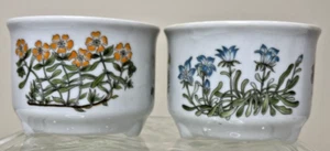 Vintage Takahashi Accents Pretty Footed Flower Planter JAPAN, Multi Botanicals - Picture 1 of 8