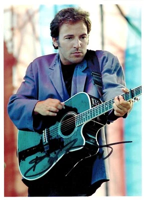BRUCE SPRINGSTEEN - Original handsigniertes Autogramm auf Foto 14x19cm (900) - Bild 1 von 3