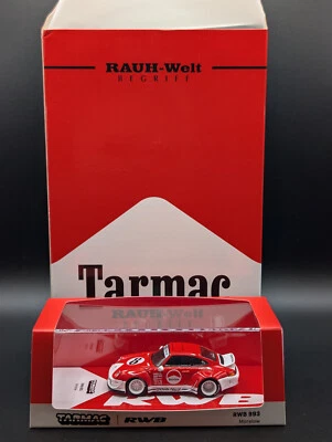1/64 Tarmac Works Porsche RWB 993 Morelow en lata de aceite de metal Foto 1 de 4
