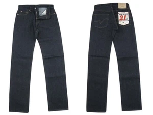 IRON HEART 21oz Extra Heavy Denim Straight 634Z indigo US W28-40 cotton 100% #2 - Picture 1 of 4