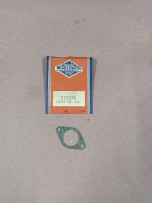 Nueva junta de admisión genuina OEM Briggs & Stratton parte # 270070 Foto 1 de 2