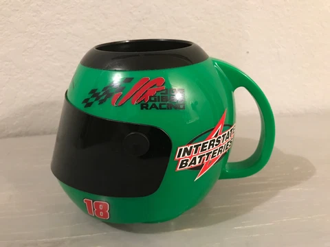 Vintage Sportec Products Bobby Labonte Interstate Batteries #18 Helmet Cup Cover