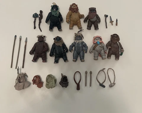 Star Wars Ewok Pack Action Figure Lot Cover