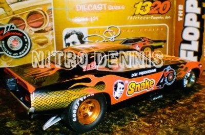Coche divertido NHRA 1:24 Diecast SNAKE Top Fuel NITRO DON PRUDHOMME 40th Ann FLOPPERS Foto 1 de 4