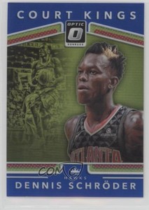2017-18 Panini Donruss Optic Court Kings Blue Prizm /85 Dennis Schroder #9
