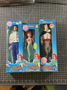 Set Of 3 Disney The Little Mermaid Dolls - Picture 1 of 8
