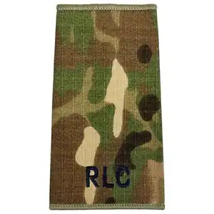 Royal Logistics Corps RLC Multicam Rank Slides (Pair) - Picture 1 of 19