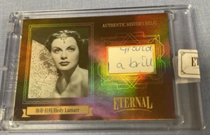 Hedy Lamarr Movie Star #/D 49/99 Card 2024 Eternal Cut Hand Written Letter Card - Imagen 1 de 4
