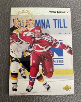 1993-94 Upper Deck Hockey #278 Vitali Tomilin Rookie card RC - Image 1 of 2