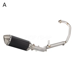 Motorcycle Exhaust Pipe Muffler With Middle Link For Aprilia RS125 Tuono125 - Picture 1 of 12