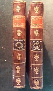 Giovanni-Rinaldi CARLI, Lettres américaines (Boston & Paris, 1788) - 2 volumes. - Imagen 1 de 7