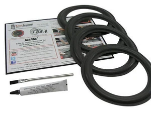 Advent Heritage 8" Woofer Speaker Foam Replacement Repair Kit 4 pack # FSK-8-4 - Picture 1 of 8