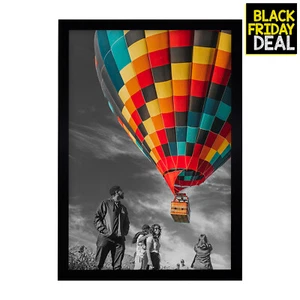11x14 12x18 13x19 16x20 Black Poster Picture Frame Acrylic Glass Home Office - Picture 1 of 76
