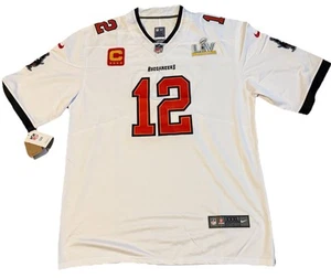 Tom Brady Tampa Bay Buccaneers Nike Super Bowl Bowl Capitan Jersey Size 3XL - Picture 1 of 2