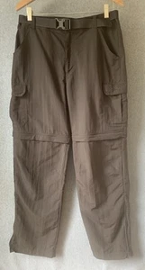 Cabela's Convertible Zip-Off Cargo Pants Shorts Classic Fit Mens 32x30 Brown - Picture 1 of 12