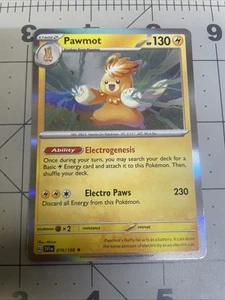 Pokémon Scarlet And Violet Base Pawmot Holo Rare 076/198 - Picture 1 of 1