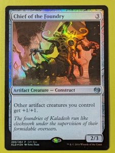 FOIL PROMO Chief of the Foundry x1 Kaladesh G i f t B o x e s 1x MTG - Picture 1 of 1