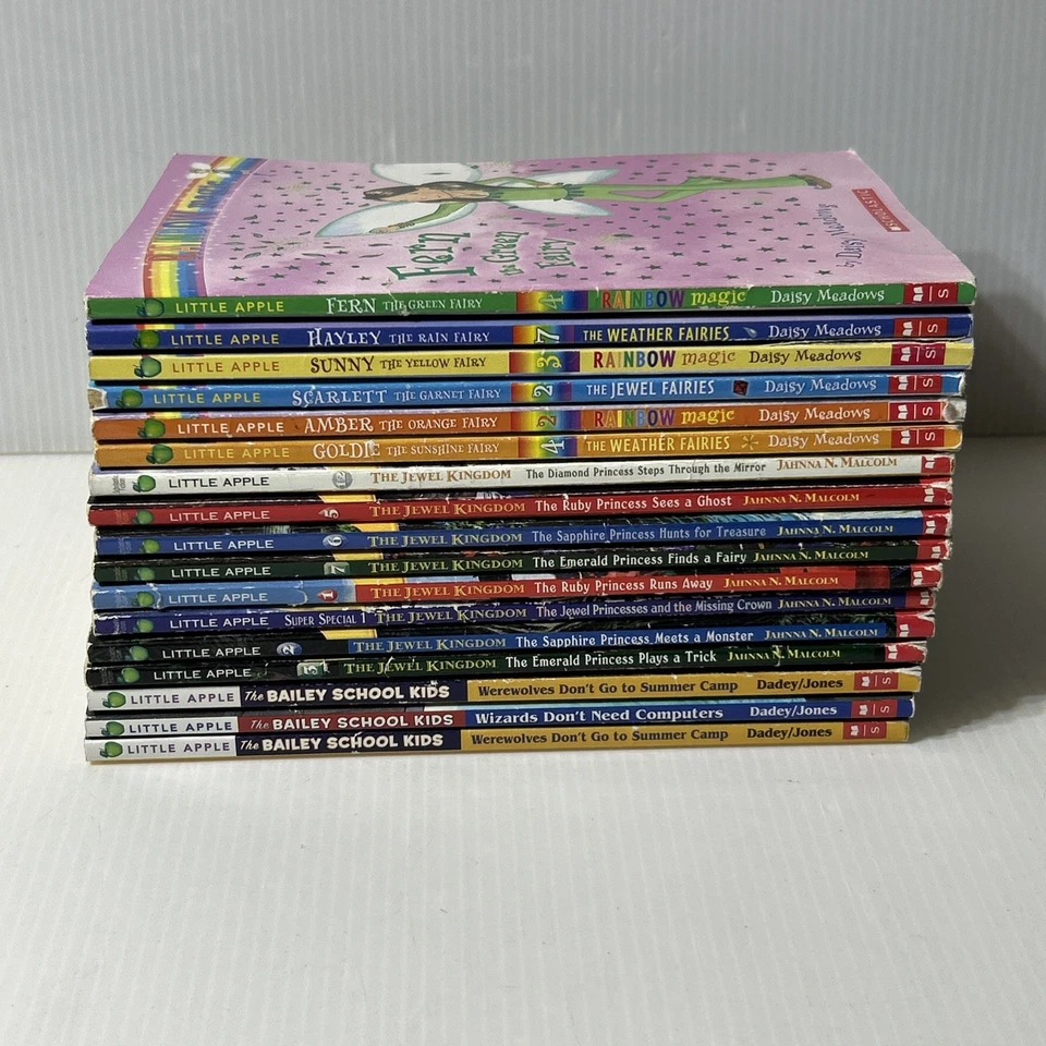 Lot 17 Little Apple Books Mix Lot Daisy Meadows Dadey/Jones Jahnna Malcolm - Image 1 of 4