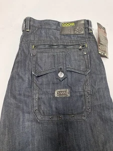 COOGI Y2K HIP-HOP Blue Denim Jean Shorts Baggy Men’s Sz 44 NWT! - Picture 1 of 13