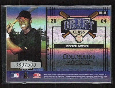 2004 Donruss Elite #DC-33 Декстер Фаулер / Майкл Розье проект класса #/500 (B) - Изображение 1 из 2