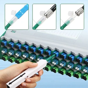 Type SC End Face Cleaning Fiber Optic Cleaner Cleaning Tools One Click Cleaner - Afbeelding 1 van 5