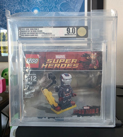 Lego Iron Patriot 30168 Polybag Marvel Super Heroes Minifigure Graded AFA 9.0