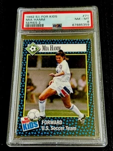 MIA HAMM ROOKIE Sports Illustrated For Kids SI Rare 1992 USA SOCCER USWNT PSA 8 - Picture 1 of 2