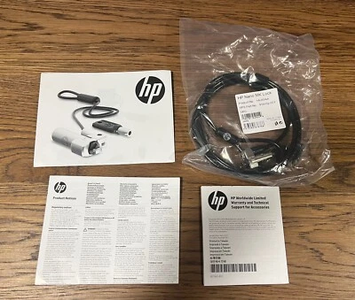 OEM  HP Nano Master Keyed Cable Lock 1AJ40AA Sealed New Package Hewlett Packard - Image 1 of 3