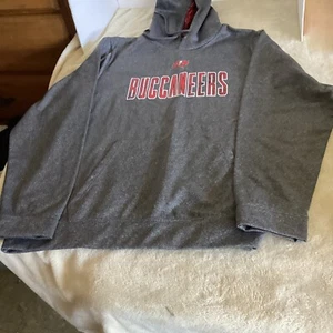 NFL Team Apparel Tampa Bay Buccaneers XL Grau Hoodie Neu - Bild 1 von 11