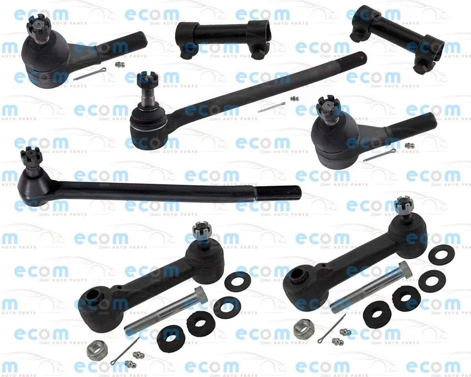 Steering Kit Inner Outer Tie Rods Ends Fit Dodge Ram 3500 Van SLT Idler Arms - Image 1 of 4