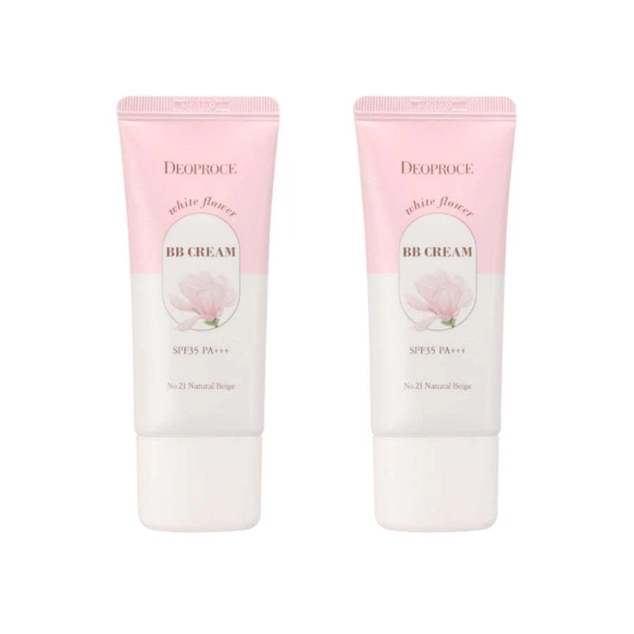 Deoproce White Flower BB Cream No.21 Natural Beige 30g*2Pcs - FREE SHIPPING - Image 1 of 1