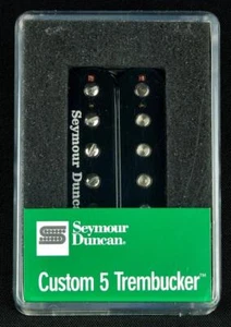 Pastilla Seymour Duncan TB-14 personalizada 5 negra Trembucker Humbucker Bridge - Imagen 1 de 3