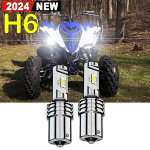 6000K Fit Yamaha Raptor 350 660R 700 700R LED Headlight Bulb Kit YFM350R YFM660R - Picture 1 of 13